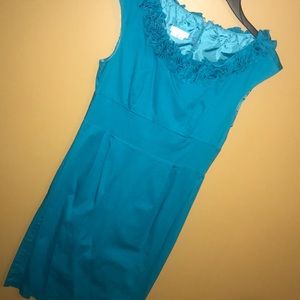 Turquoise Midi Dress